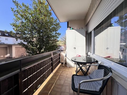 Balkon mit Südausrichtung