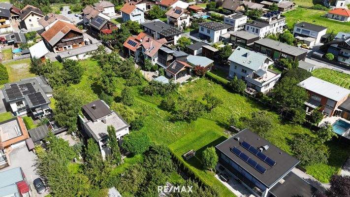 Drohnenaufnahme - Grundstück Zams