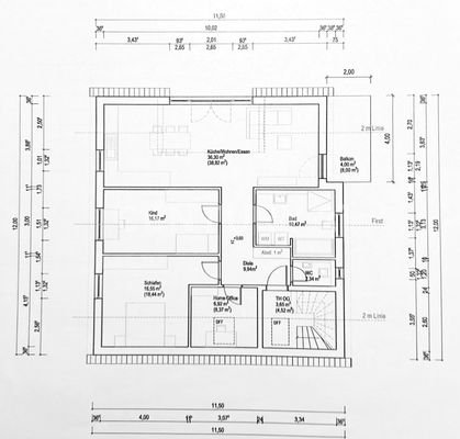 Grundriss Dachgeschoss