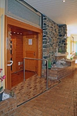 Eingang Sauna