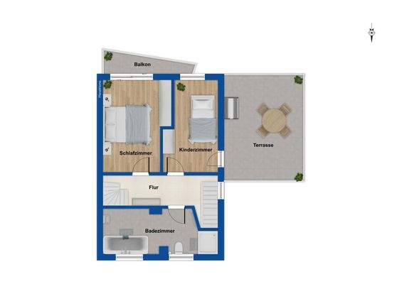 Grundriss Obergeschoss