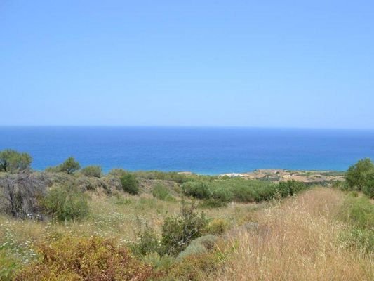 Kreta, Mochlos: Baugrundstück mit Meerblick zu ver