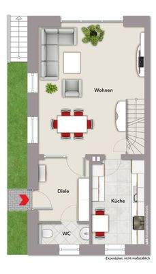 Erdgeschoss Doppelhaushälfte