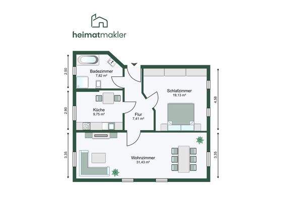 Grundriss Hallesche Straße 2