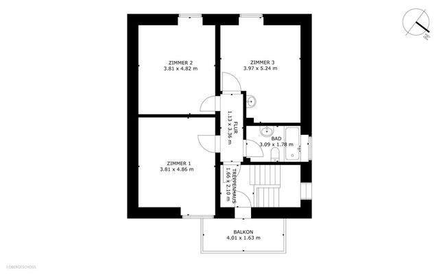 Grundriß Dachgeschoss