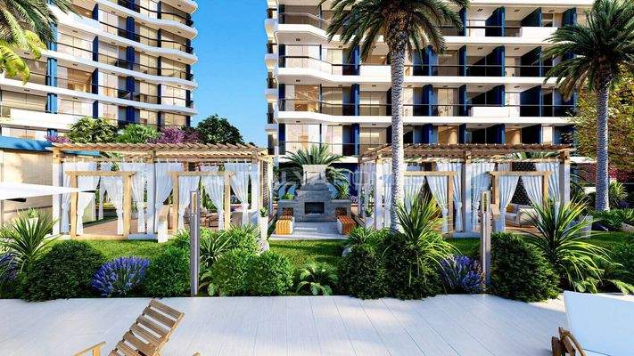 Flats in Expansive Project in Mersin Few Steps from the Sea