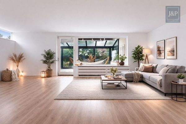 Wohnzimmer KI Überarbeitet