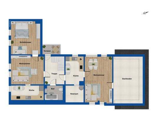 Grundriss Dachgeschoss