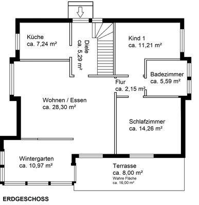 Grundriss Erdgeschoss
