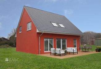 Hausansicht Terrassenseite Gestaltungsvorschlag