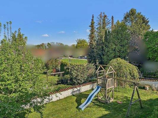 Blick von Terrasse EG