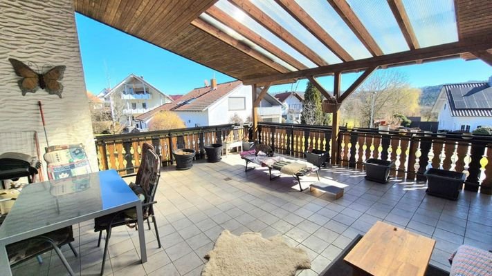 Überdachte Terrasse