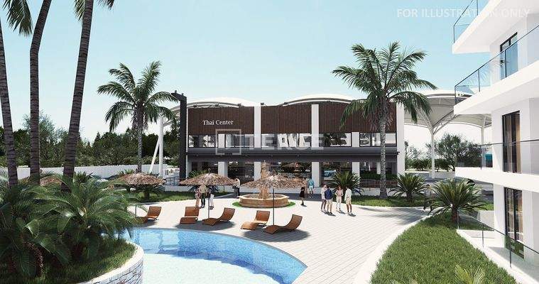 Chic Apartments in a Complex in İskele Long Beach