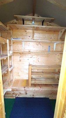 Innenansicht Gartenhaus