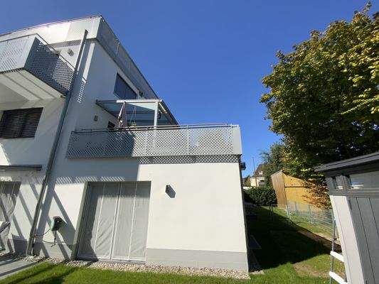 Außenansicht auf Dachterrasse