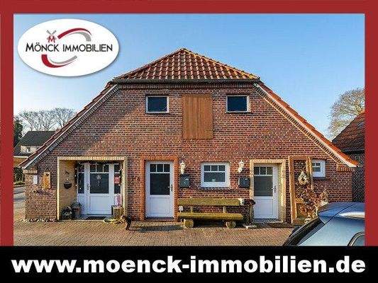 Die drei Eingänge zu den Wohnungen