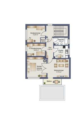 Grundriss Obergeschoss