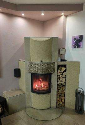 Kaminofen, wasserführend