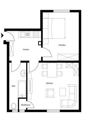Grundriss 3.OG rechts 