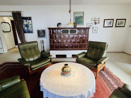 Kachelofen im Wohnbereich