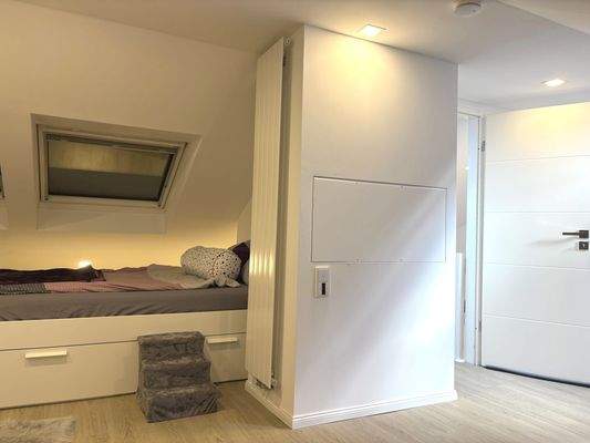 Schlafbereich im Studio