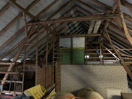 Konstruktion Scheune