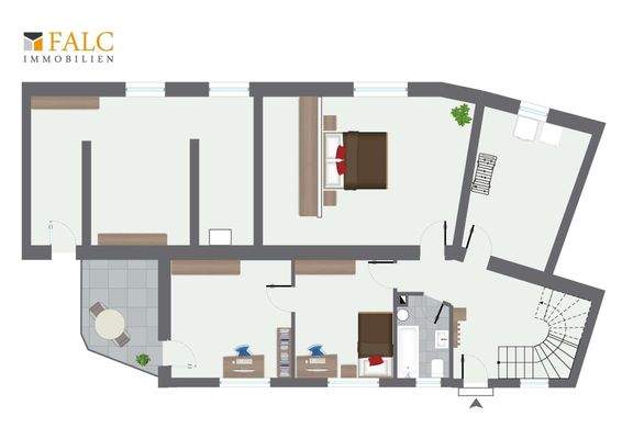 Aktuelle Nutzung: Grundriss EG EFH