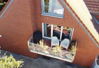 Außenansicht Balkon Südseite