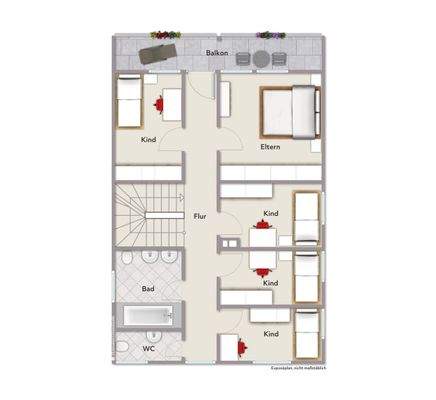 Grundriss Obergeschoss