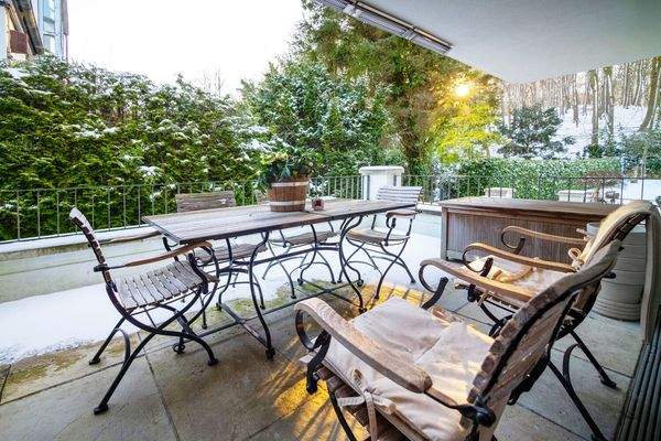 Frühstücksterrasse Ansicht II