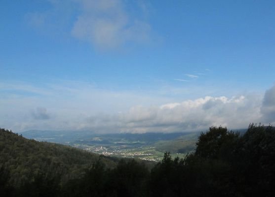 Fernsicht vom Balkon aus