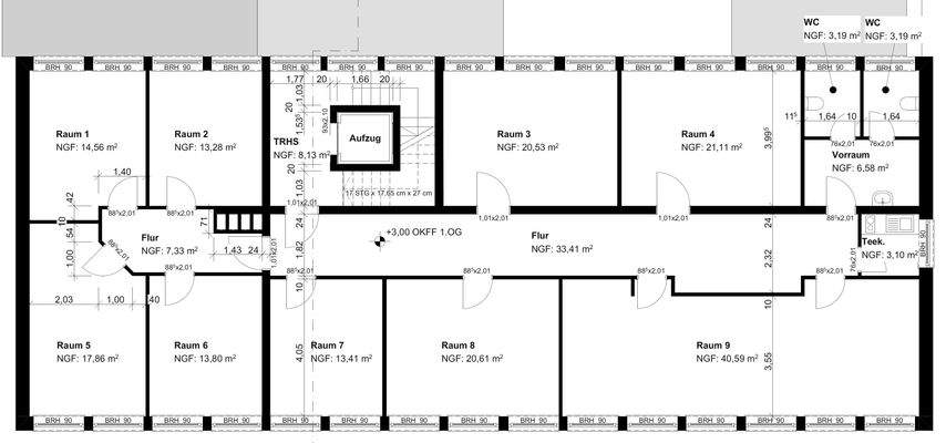 Grundriss 1. Obergeschoss