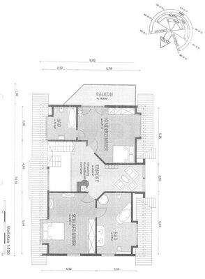 Grundriss Obergeschoss