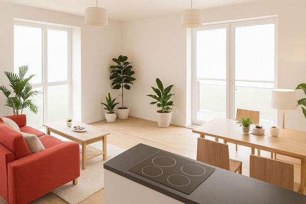 Wohn-/ Essbereich (*Gestaltungsbeispiel)