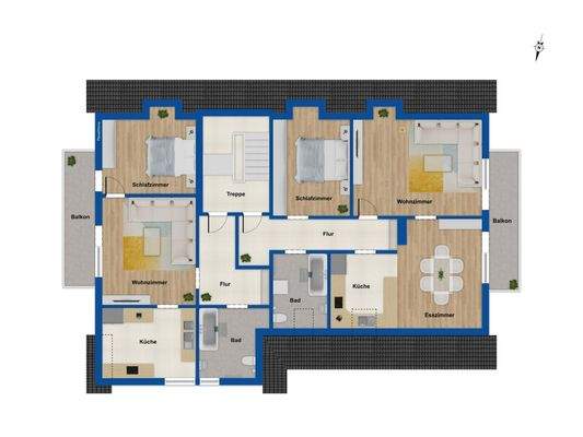 Grundriss 1.Obergeschoss