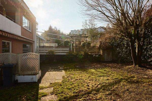 Blick in den Gartenbereich