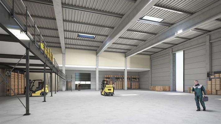 Visulaisierung Halle