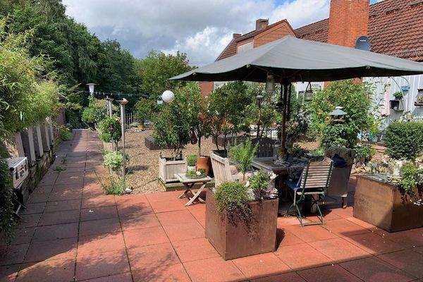 Terrasse im Frühling