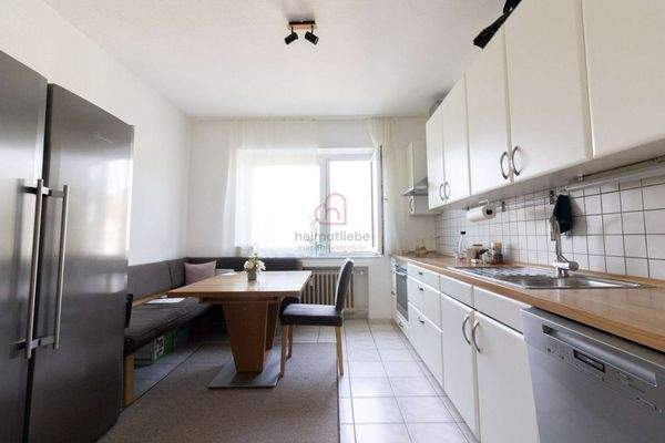 Wohnküche mit Platz für einen Tisch