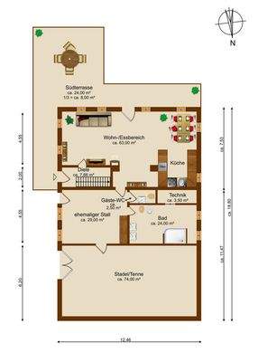 Grundriss Erdgeschoss