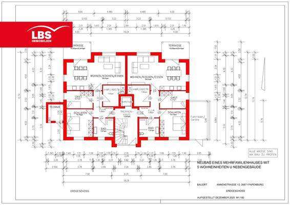 Zeichnung - Erdgeschoss