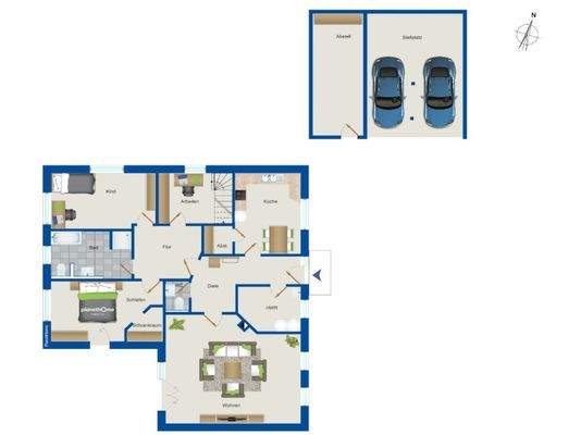 Grundriss - Erdgeschoss