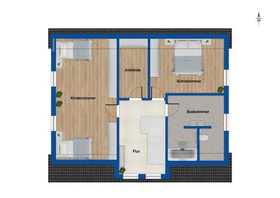 Grundriss Dachgeschoss