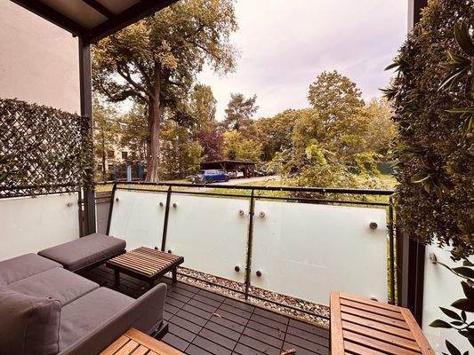 Viel Platz: 6 m² Balkon 