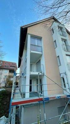 Westseite m. Balkonen