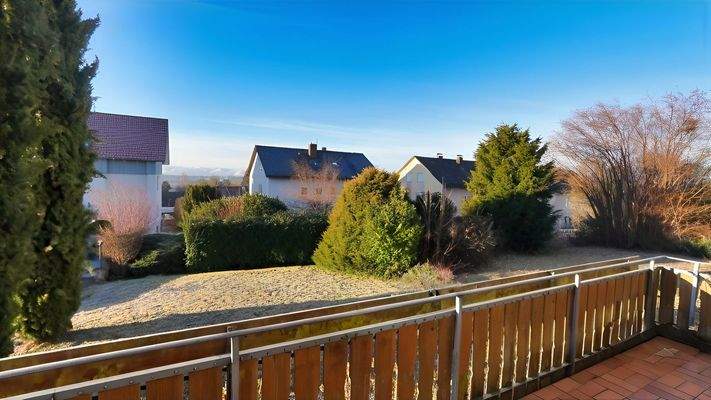 Balkonaussicht Erdgeschoss-Hochparterre