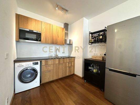 Einbauküche mit Waschmaschine