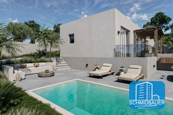 Kreta, Klima: Neues Projekt mit Swimmingpool und herrlichem Meerblick