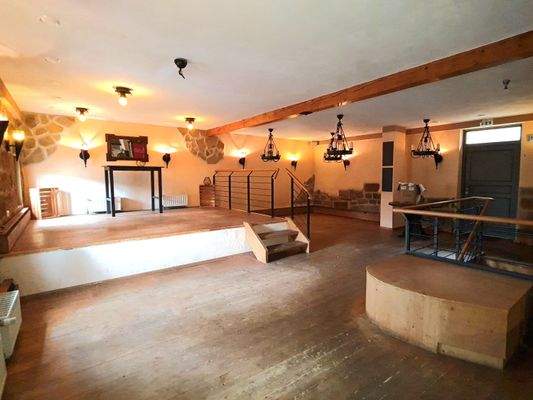 romantischer Gastraum im "Stadl"