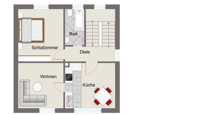 Grundriss Obergeschoss